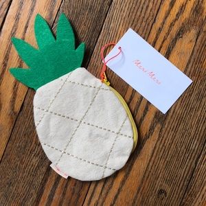 🍍Merci Merci Pineapple Pouch Wallet NWT